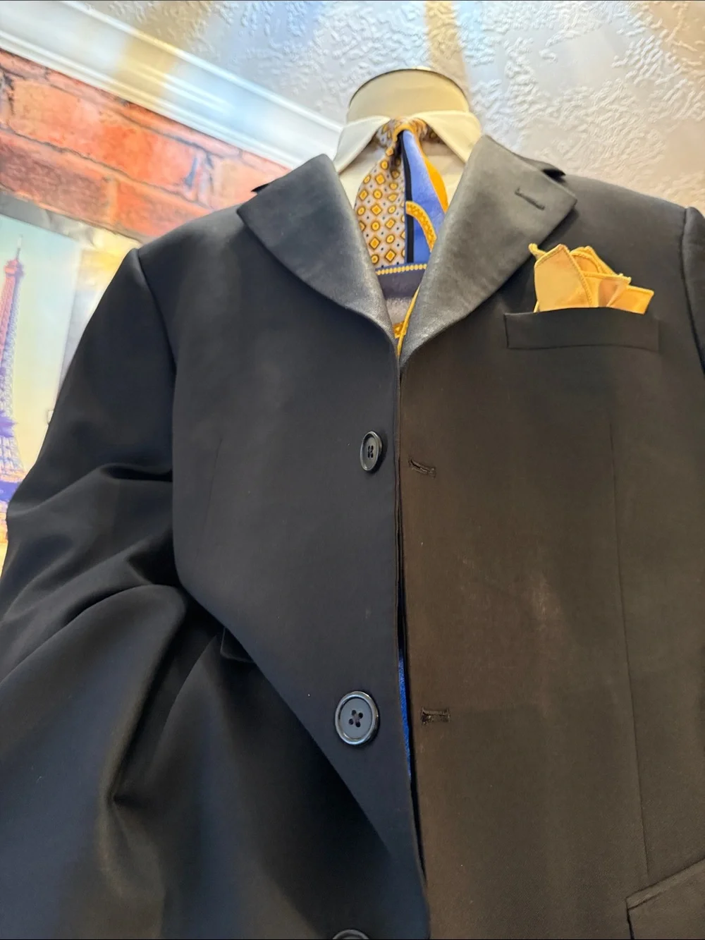 Vintage Brooks Brothers Jacket with Gold Logo Label